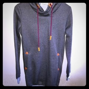 Sweatshirt hoodie dress